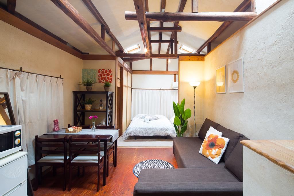 Traditional Room Surrounded by Trees