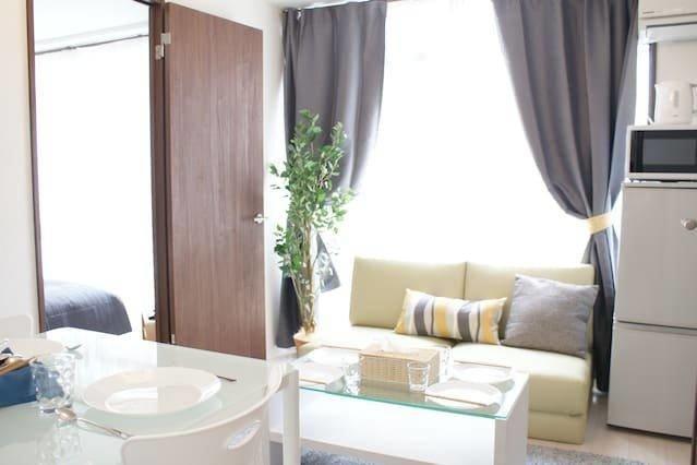 401 At the Central of Shinsaibashi 5Bed for 8PAX