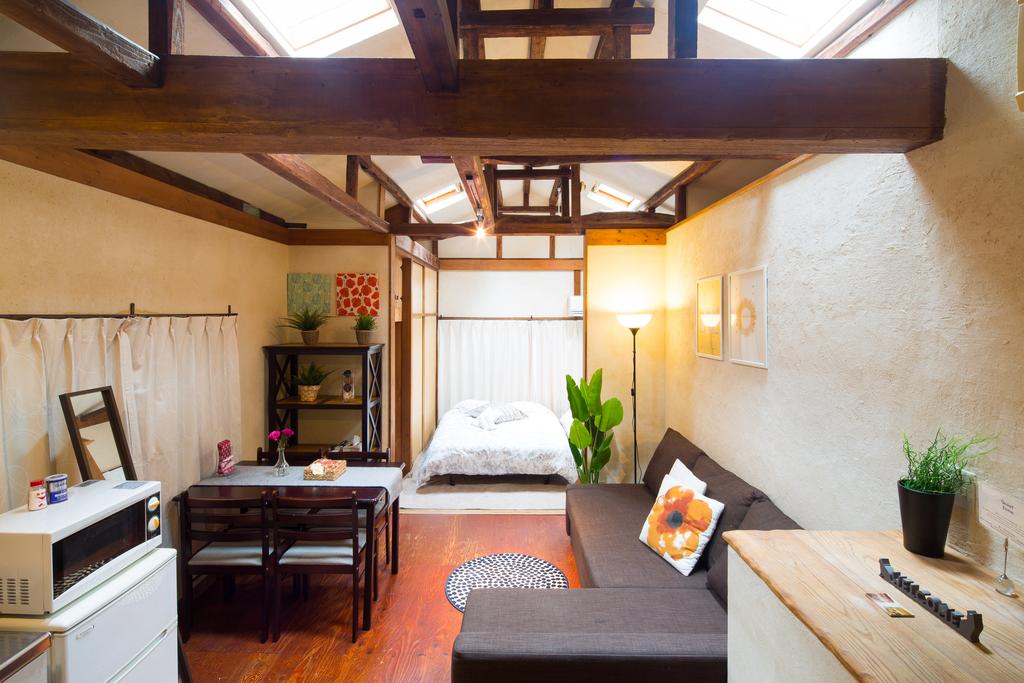 Traditional Room Surrounded by Trees