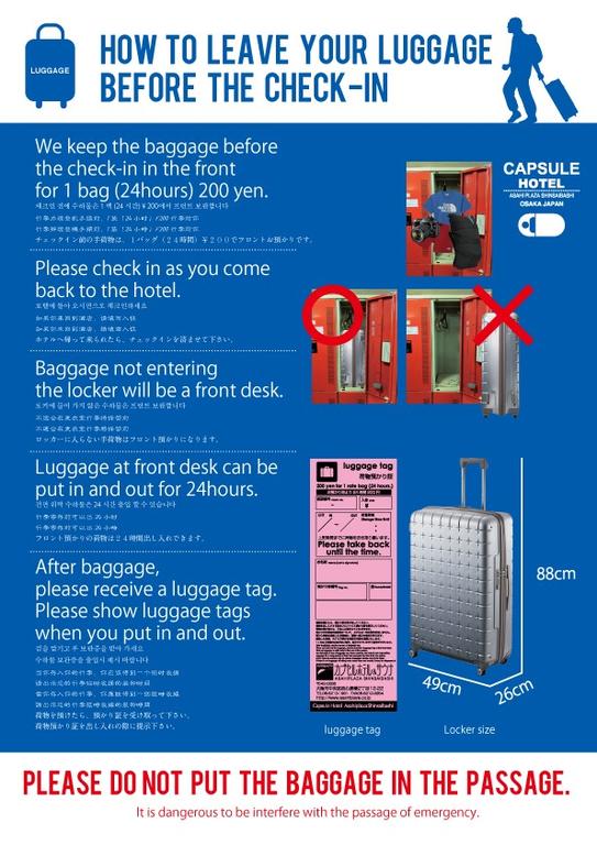 Capsule Hotel Asahi Plaza Shinsaibashi